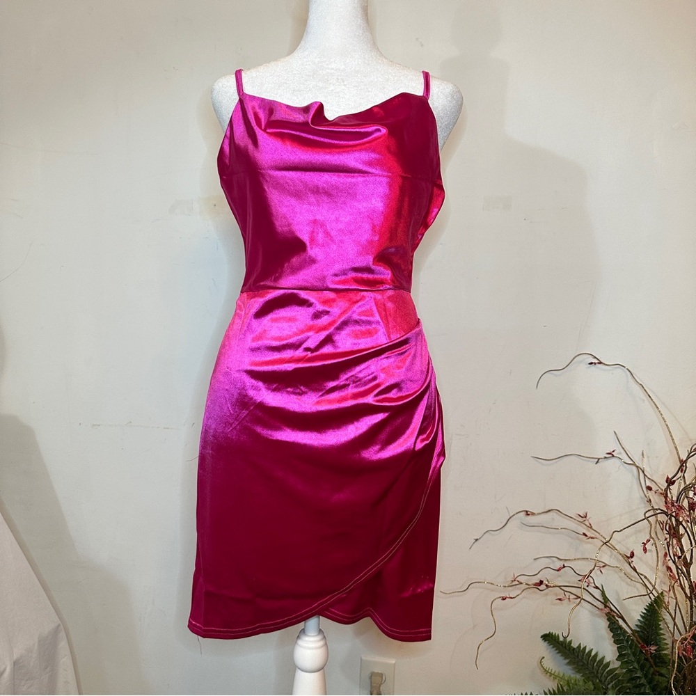 Just Quella Hot Pink Dress